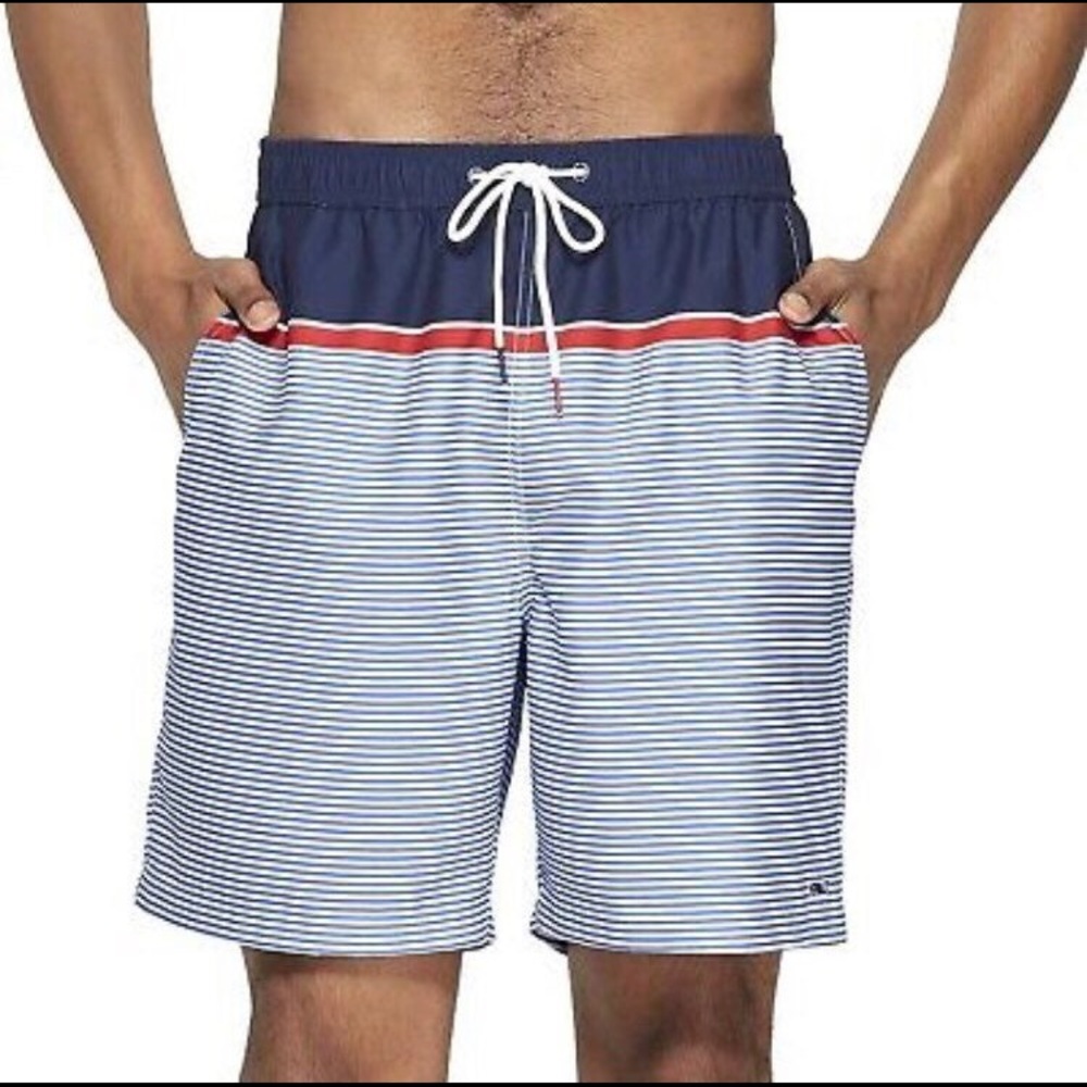 NWT Vineyard Vines Target Striped Swim Trunks XL